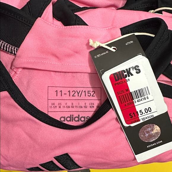 Adidas Inter Miami Home 9 Suárez Jersey MSRP $115 NWT Youth Size M 11-12Y - Picture 3 of 4